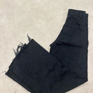 zara marine straight jeans size 0
